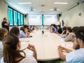 in studio con i ragazzi della II Liceo dell'Istituto «Santa Caterina» di Pisa